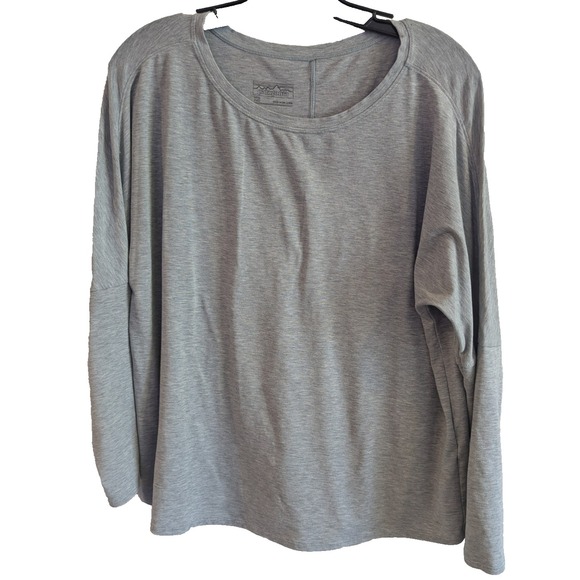 Patagonia Tops - Patagonia Women's Grey‎ Long Sleeve Scoop Neck T-Shirt XS Casual Spring Hiking